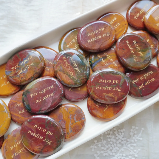 Per Aspera ad Astra – Cotton Candy Agate