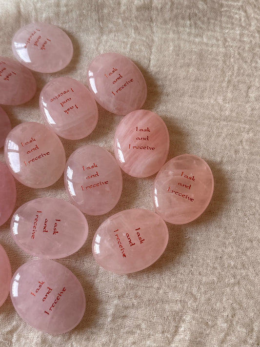 I Ask and I Receive – Rose Quartz