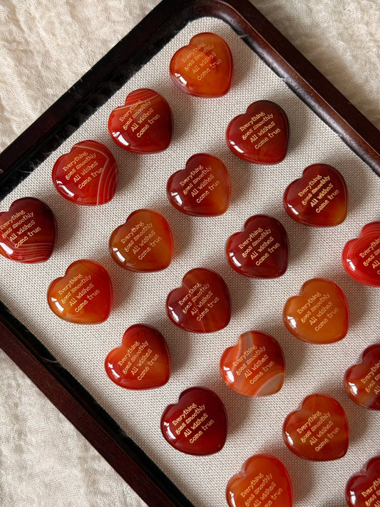 Everything Goes Smoothly, All Wishes Come True – Red Agate