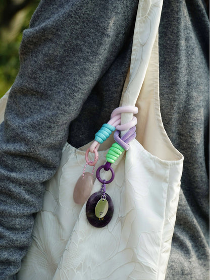 Rose Quartz “LOVE” Charm