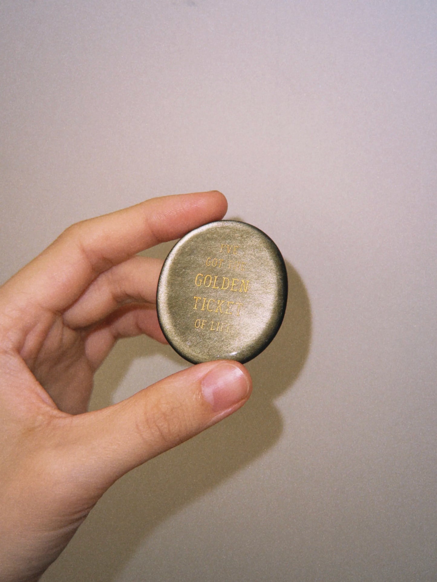 I’ve Got the Golden Ticket of Life – Gold Sheen Obsidian