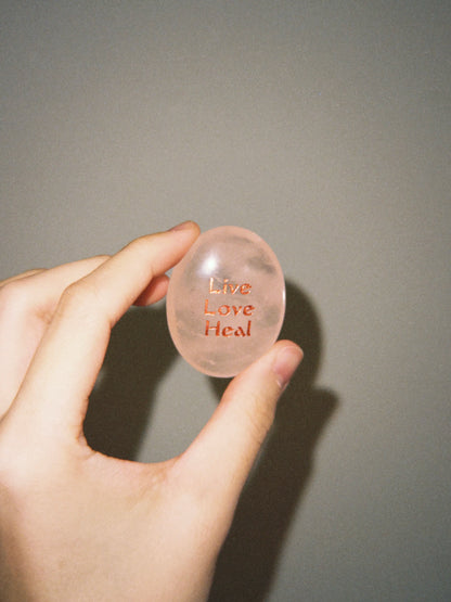 Live Love Heal – Rose Quartz