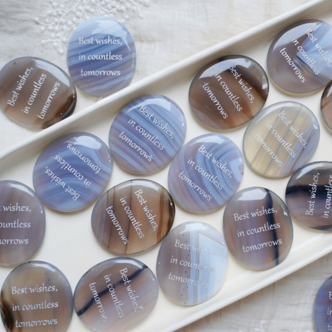 Best Wishes, In Countless Tomorrows – Grey Agate