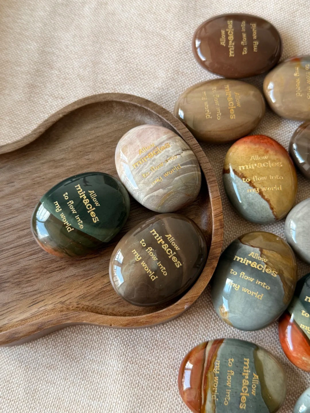 Allow Miracles to Flow into My World – Ocean Jasper