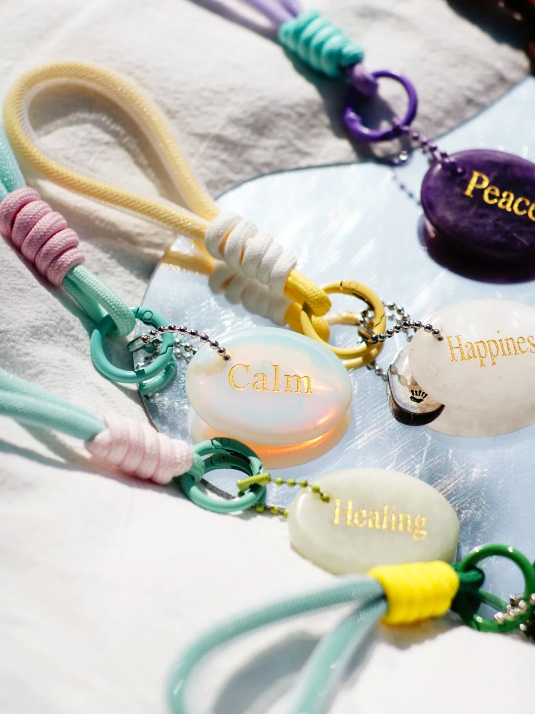 Rose Quartz “LOVE” Charm