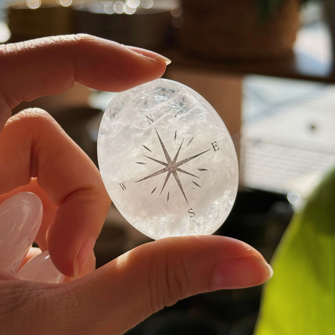 Compass Star – Clear Quartz