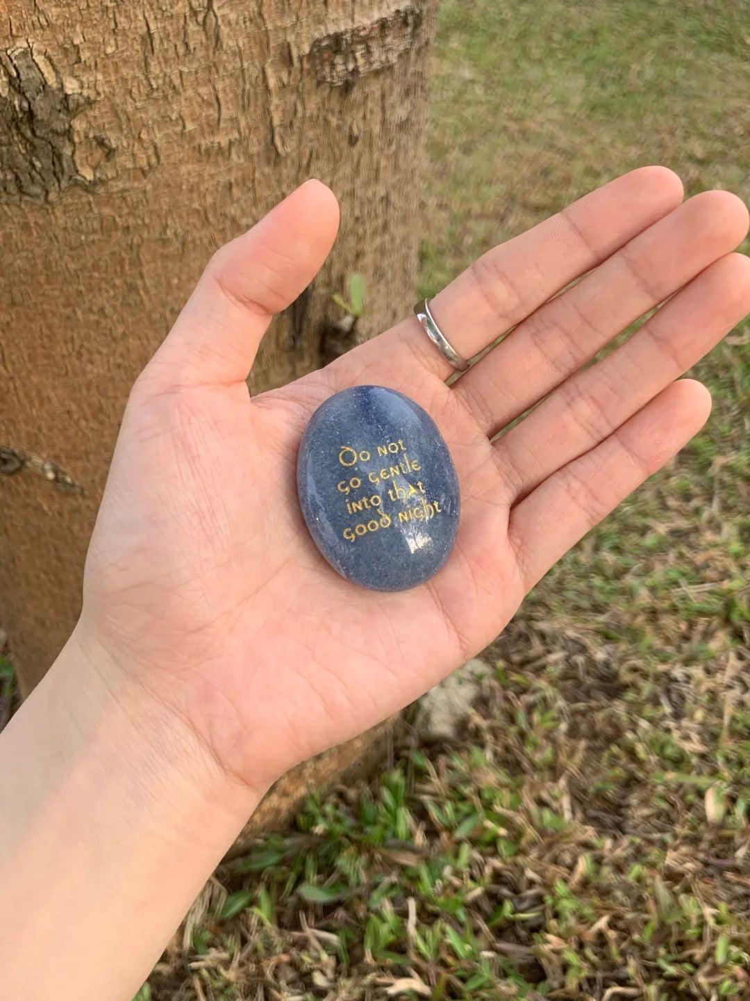 Do Not Go Gentle Into That Good Night – Blue Aventurine