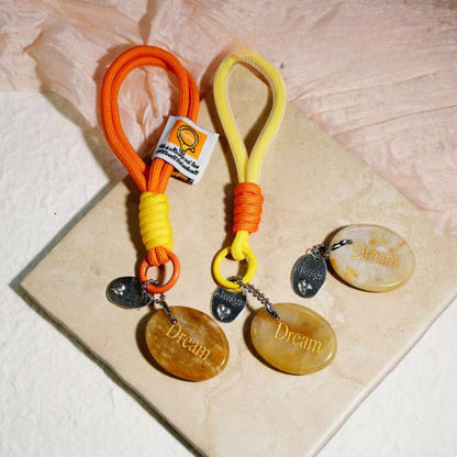 Citrine “DREAM” Charm