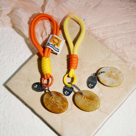 Citrine “DREAM” Charm