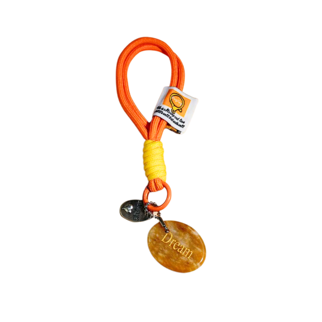 Citrine “DREAM” Charm