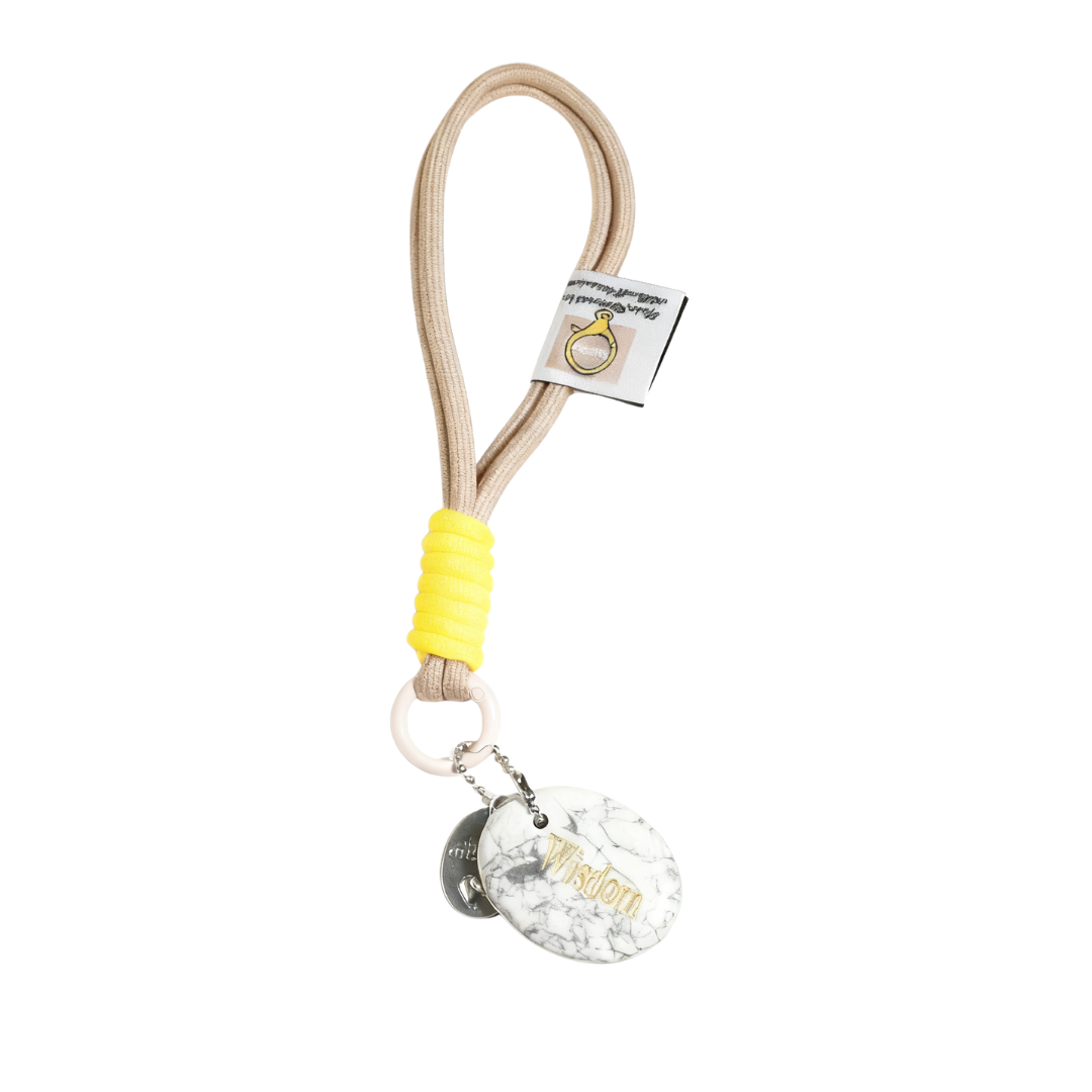 Howlite “WISDOM” Charm
