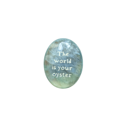 The World Is Your Oyster – Green Fluorite
