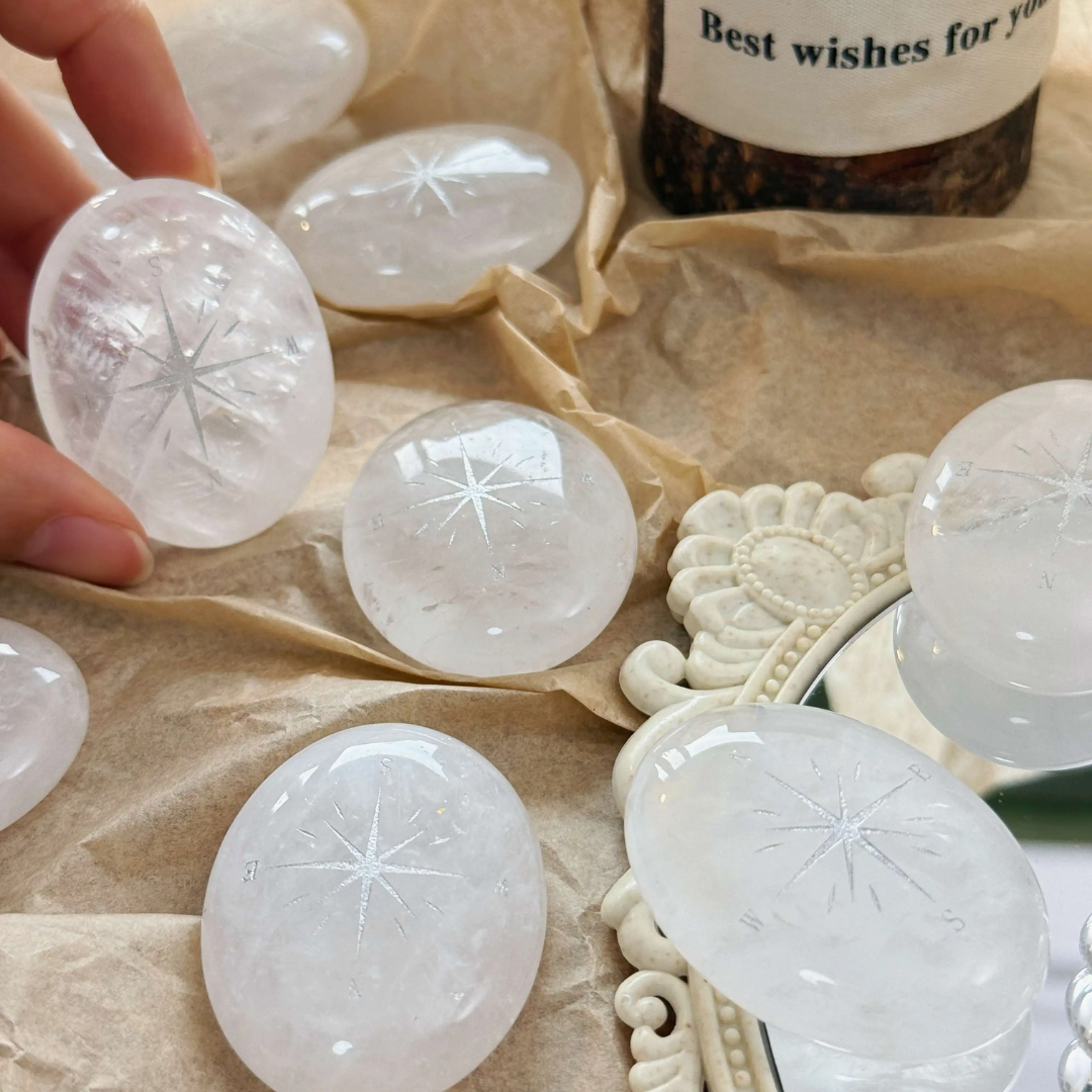 Compass Star – Clear Quartz