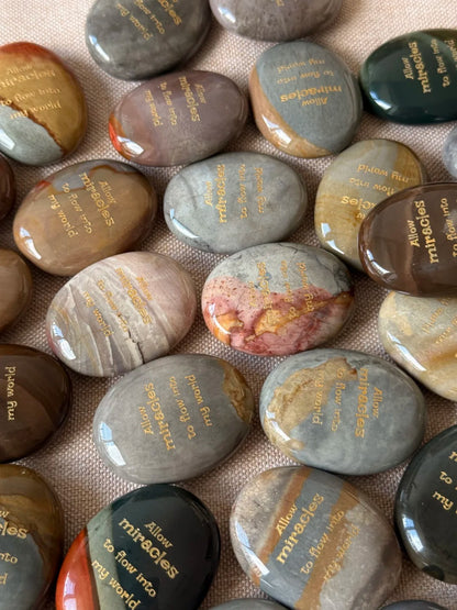Allow Miracles to Flow into My World – Ocean Jasper