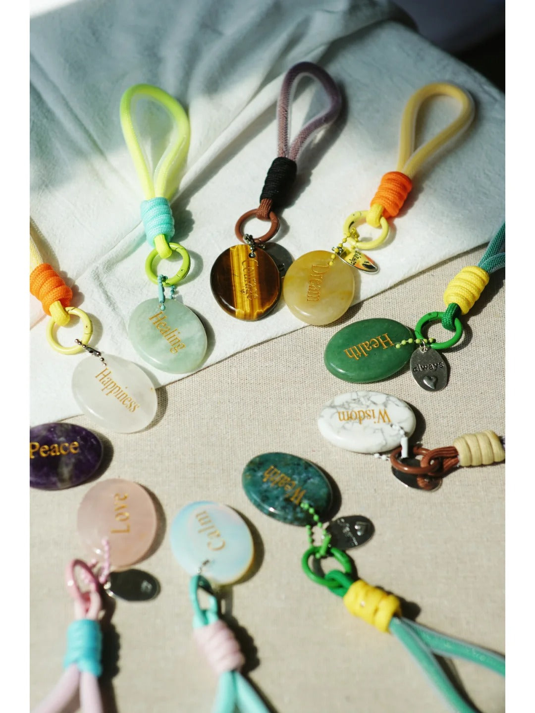 Rose Quartz “LOVE” Charm