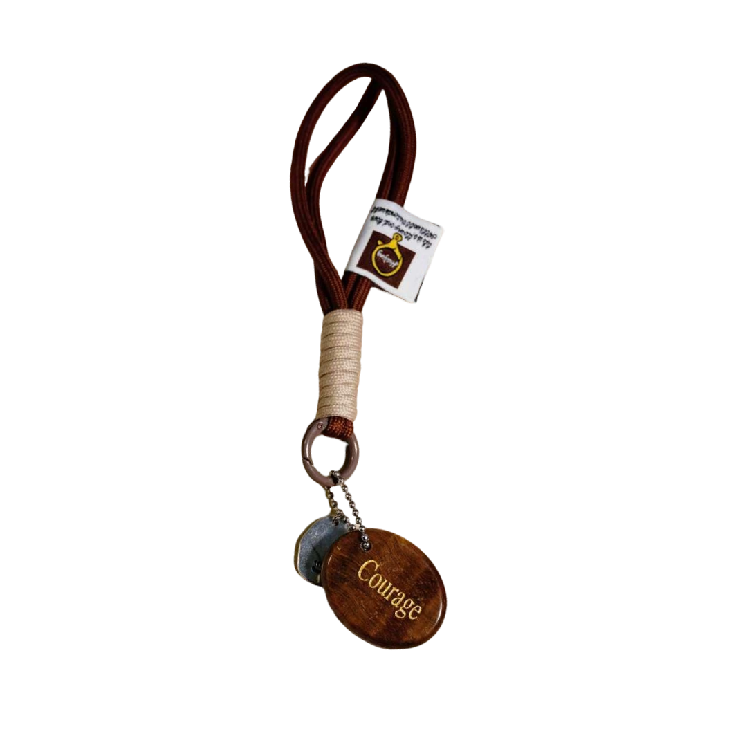 Tiger’s Eye “COURAGE” Charm