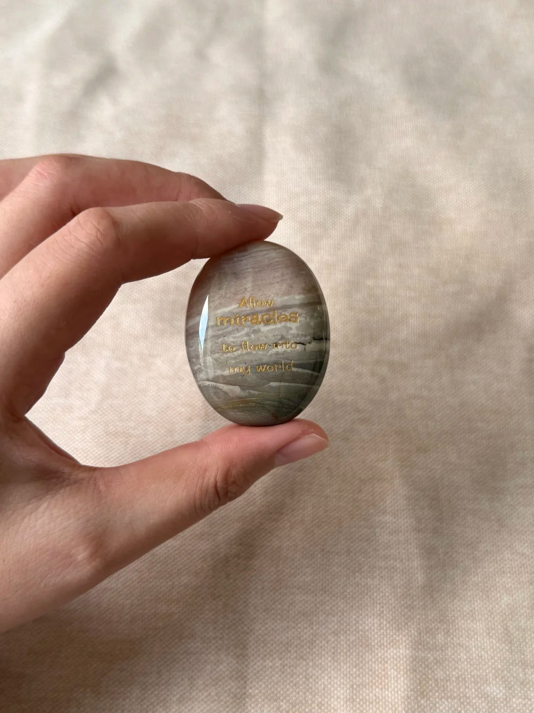 Allow Miracles to Flow into My World – Ocean Jasper