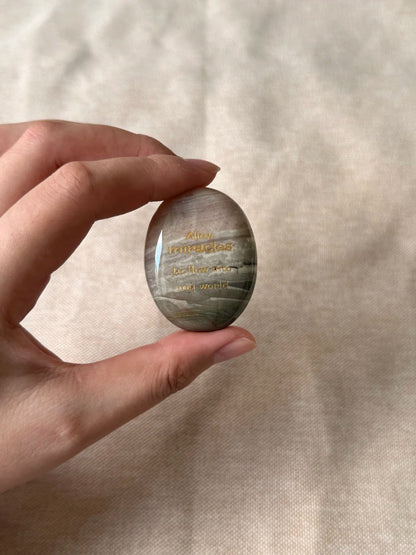 Allow Miracles to Flow into My World – Ocean Jasper