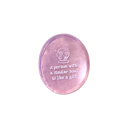 A Person with a Similar Soul Is Like a Gift – Pink Opal