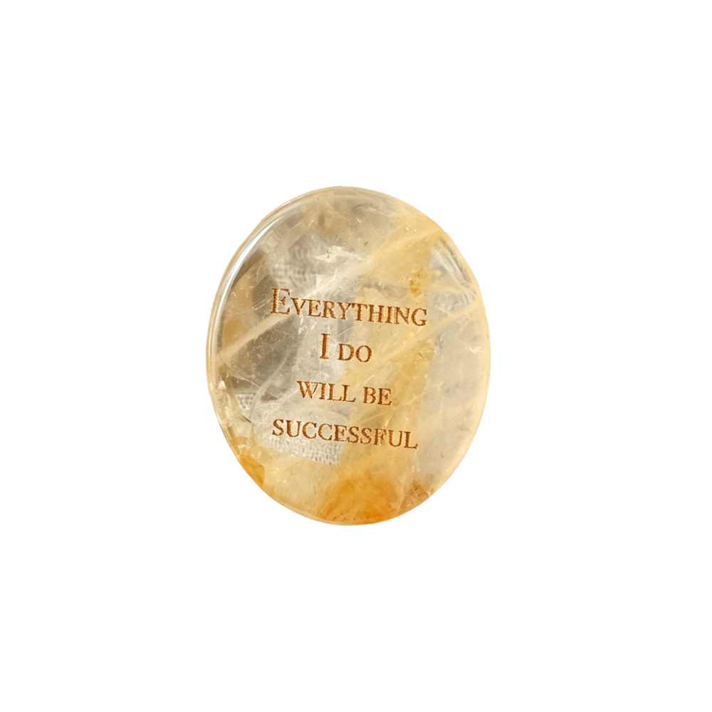 Everything I Do Will Be Successful – Golden Hematoid Quartz