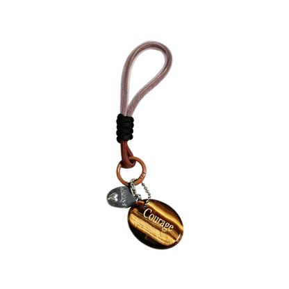 Tiger’s Eye “COURAGE” Charm