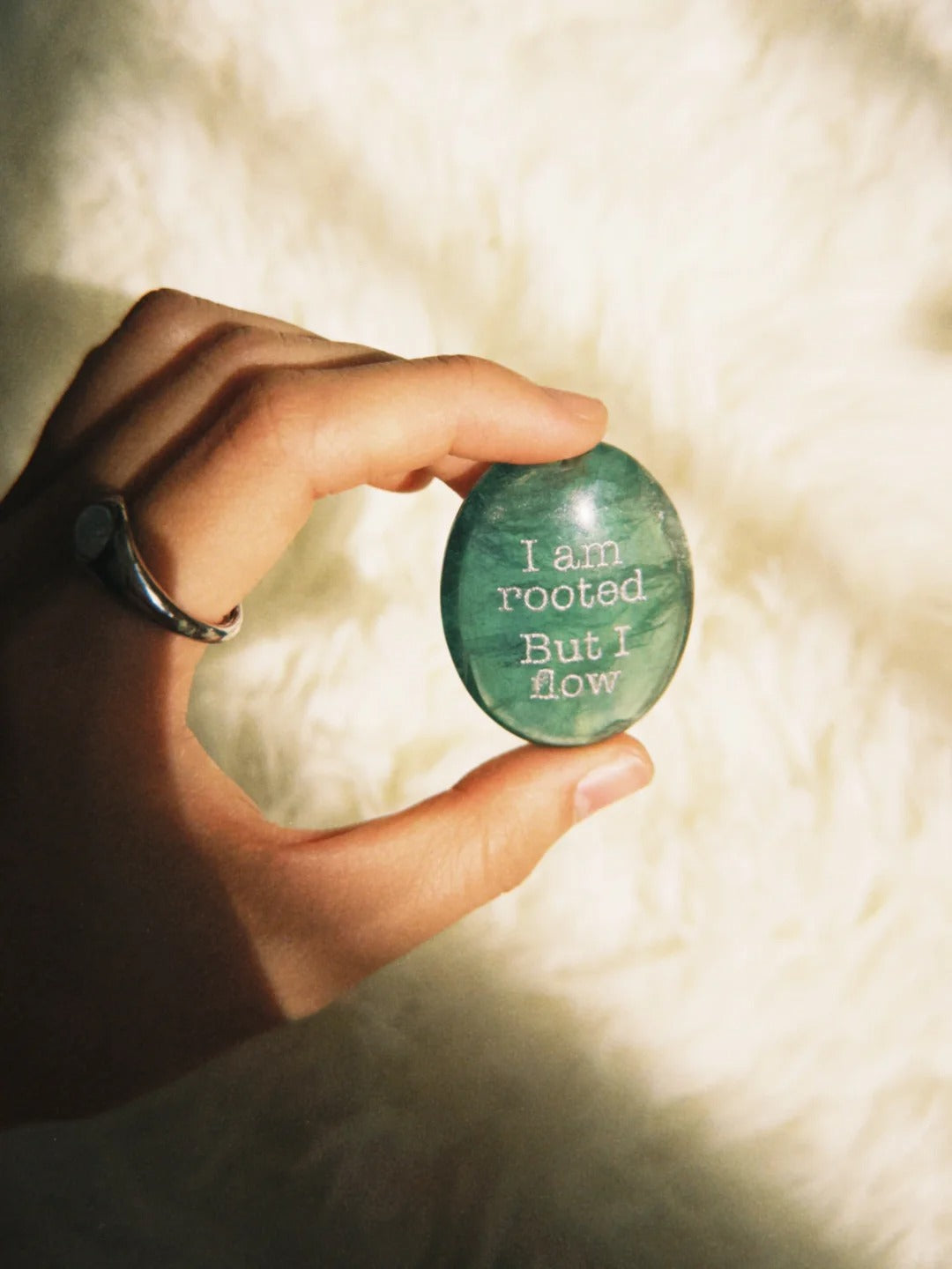 I'm Rooted but I Flow – Green Fluorite