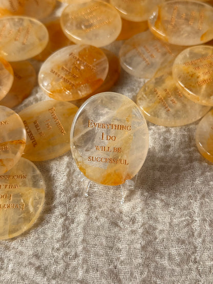 Everything I Do Will Be Successful – Golden Hematoid Quartz