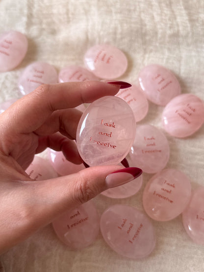 I Ask and I Receive – Rose Quartz