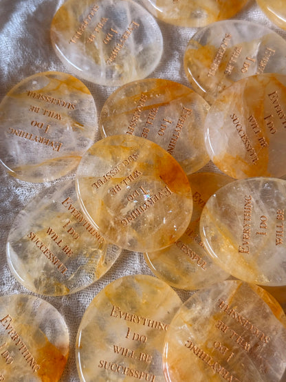 Everything I Do Will Be Successful – Golden Hematoid Quartz