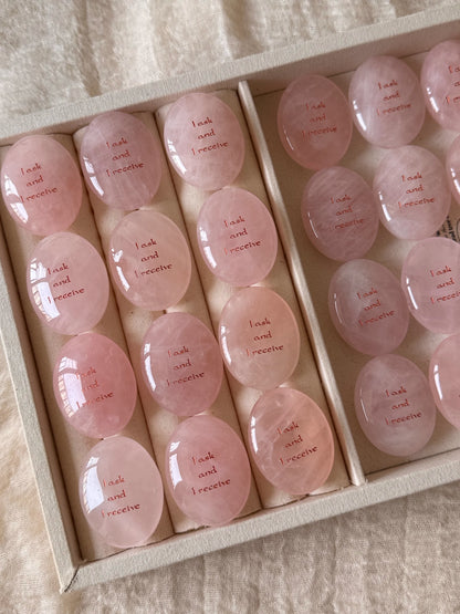 I Ask and I Receive – Rose Quartz