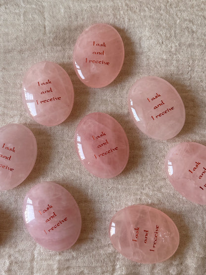 I Ask and I Receive – Rose Quartz