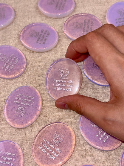 A Person with a Similar Soul Is Like a Gift – Pink Opal
