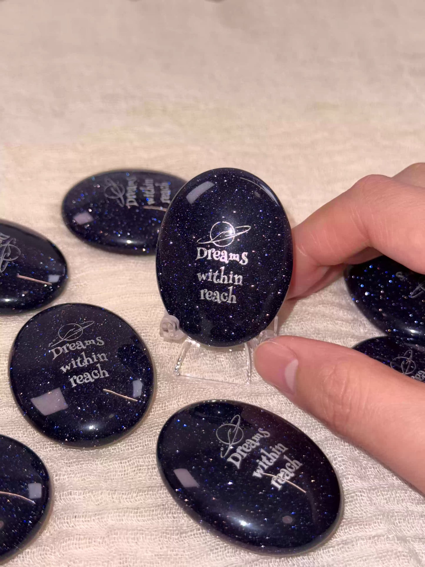 Dreams Within Reach – Blue Goldstone