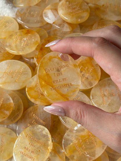 Everything I Do Will Be Successful – Golden Hematoid Quartz