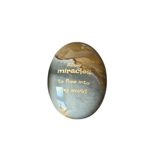 Allow Miracles to Flow into My World – Ocean Jasper